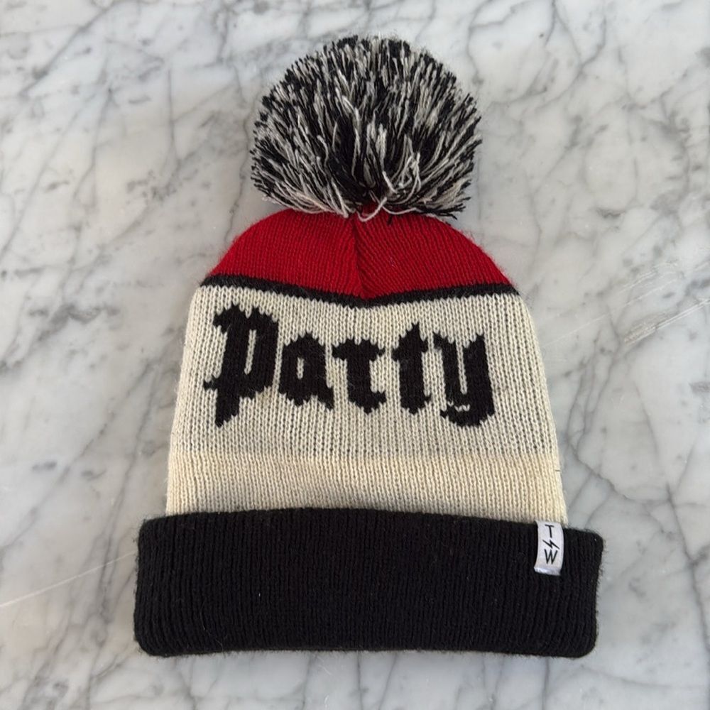 Tiny Whales Party Animal Beanie Toddler Fit HTF